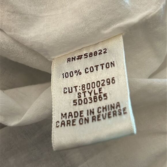 Sophie Max Studio white Black Embroidered size small - Picture 9 of 10